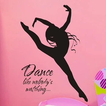 Wall Decal Dance Like Nobodys Watching with Dancer , Vinyl Wall Art Mural Stickers Dancing decoration For Girls Bedroom 3593
Wall Decal Dance Like Nobodys Watching with Dancer , Vinyl Wall Art Mural Stickers Dancing decoration For Girls Bedroom 3593