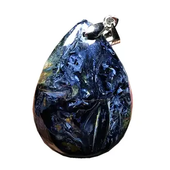 Top Natural Blue Pietersite Necklace Pendant For Woman Man Crystal 33x24x8mm Beads Water Drop Namibia Energy Stone Jewelry AAAAA
Top Natural Blue Pietersite Necklace Pendant For Woman Man Crystal 33x24x8mm Beads Water Drop Namibia Energy Stone Jewelry AAAAA