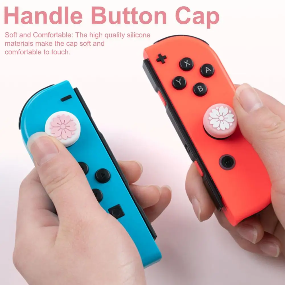 4PCS Sweet Sakura Flower Thumb Grip Caps ,Joystick Cap For Nintendo Switch & Lite Silicone Caps Cover For Nintendo Switch
4PCS Sweet Sakura Flower Thumb Grip Caps ,Joystick Cap For Nintendo Switch & Lite Silicone Caps Cover For Nintendo Switch