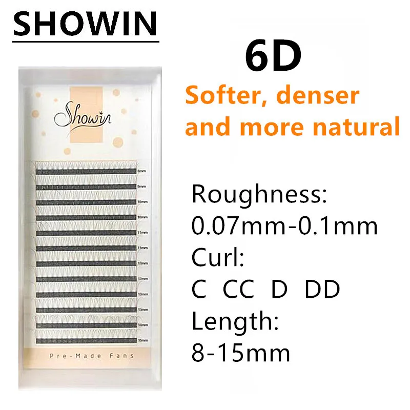 6D Eyelashes Premade Fans Lashes Mink Eyelashes For Extensions Faux Cils Makeup Maquiagem High Quality Lash Natural Extension
6D Eyelashes Premade Fans Lashes Mink Eyelashes For Extensions Faux Cils Makeup Maquiagem High Quality Lash Natural Extension