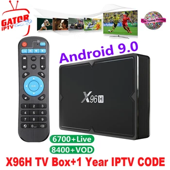 X96H TV BOX Android 9.0 one Year GATOR IPTV Subscription 6K HD Dual WiFi Media Player 6700 Live Channels 8000+VOD Set Top Box
X96H TV BOX Android 9.0 one Year GATOR IPTV Subscription 6K HD Dual WiFi Media Player 6700 Live Channels 8000+VOD Set Top Box