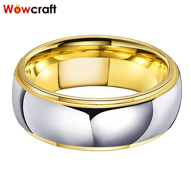 Вольфрамовые обручальные кольца Женские Ювелирные изделия Золотые мужские