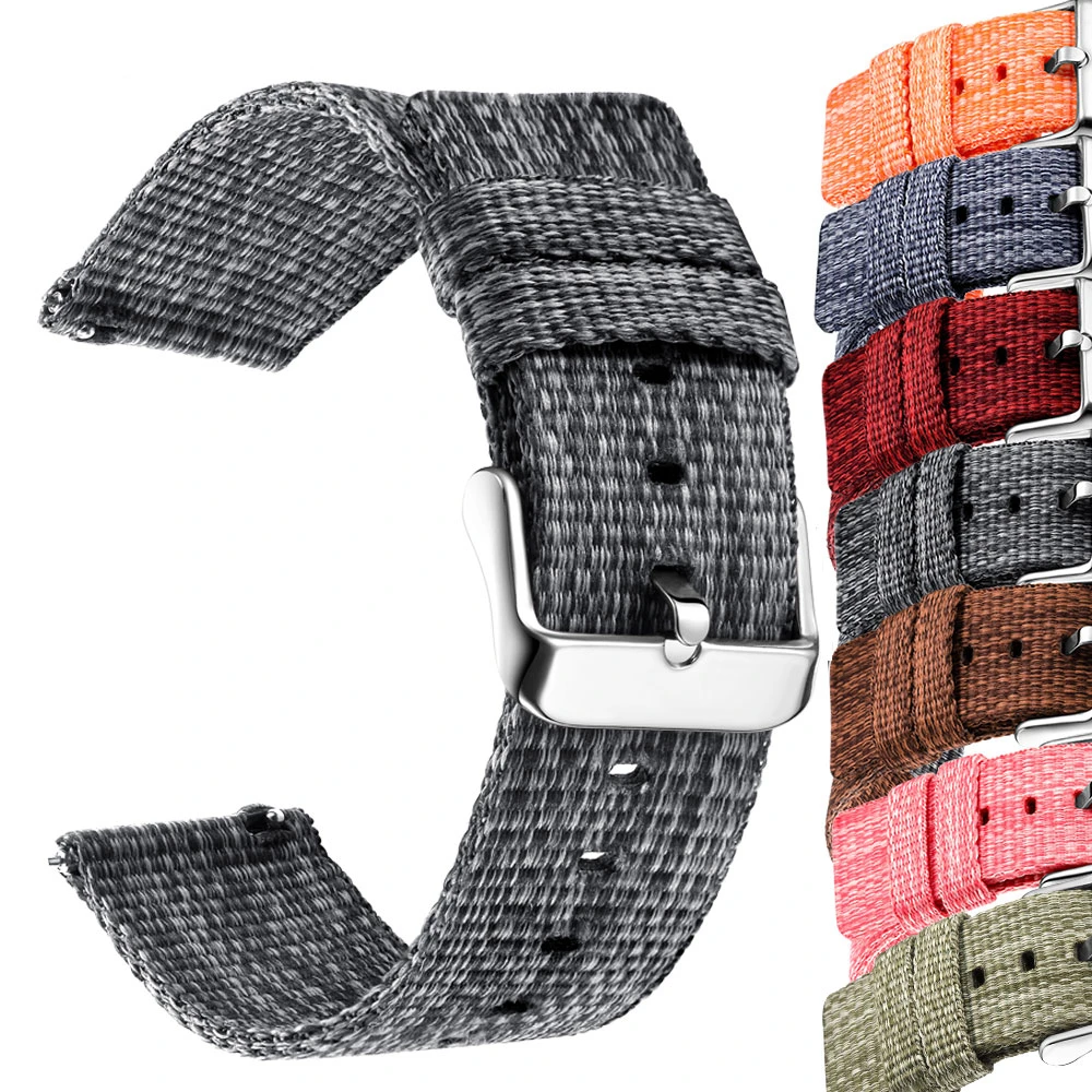 Nylon Watchband for Samsung Galaxy Gear S3 S2 Class Soft Breathable Quick Release Strap Sport Loop 18mm 20mm 22mm Drop Shipping
Nylon Watchband for Samsung Galaxy Gear S3 S2 Class Soft Breathable Quick Release Strap Sport Loop 18mm 20mm 22mm Drop Shipping