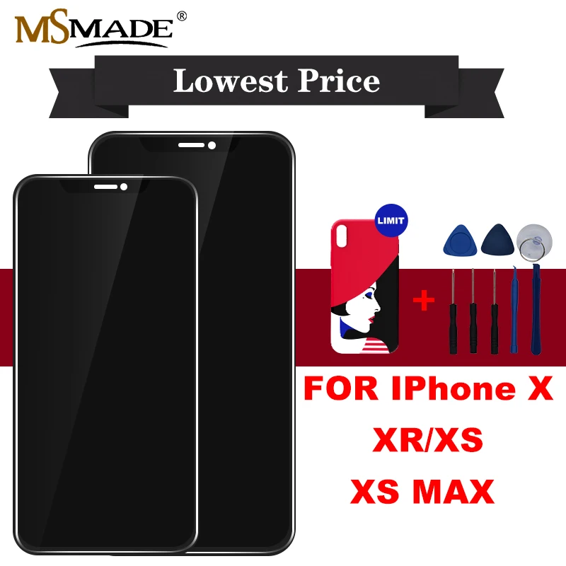 AAA+++ Grade OLED For iPhone X XR XS LCD With 3D Touch Digitizer Screen Assembly No Dead Pixel For iPhone X XR XS LCD
AAA+++ Grade OLED For iPhone X XR XS LCD With 3D Touch Digitizer Screen Assembly No Dead Pixel For iPhone X XR XS LCD