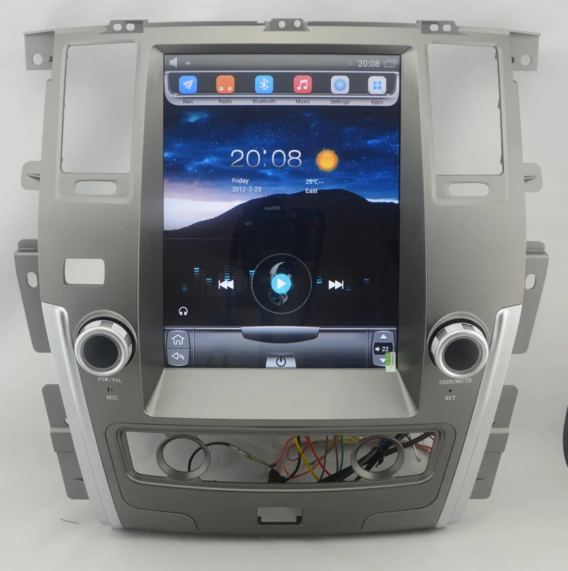 12.1" tesla style vertical screen Octa core Android 8.1 Car GPS radio Navigation for Nissan Patrol 2012-2018
12.1" tesla style vertical screen Octa core Android 8.1 Car GPS radio Navigation for Nissan Patrol 2012-2018