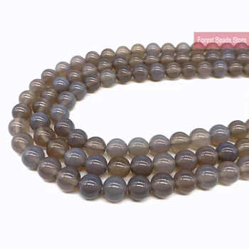 Quality Gray Agates Loose Beads Natural Stone 15" Strand 4 6 8 10 12 14MM Pick Size for Diy Jewelry Making Wholesle
Quality Gray Agates Loose Beads Natural Stone 15" Strand 4 6 8 10 12 14MM Pick Size for Diy Jewelry Making Wholesle