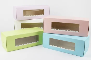Free shipping 5 Colors Long Cardboard Bakery Box for Cake Roll Swiss Roll Boxes Cookie Cake Packaging W9273
Free shipping 5 Colors Long Cardboard Bakery Box for Cake Roll Swiss Roll Boxes Cookie Cake Packaging W9273