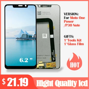 6.2" LCD Display For Motorola Moto One Power XT1942-1 XT1942-2 LCD Display +Touch Screen For Motorola Moto P30 Note LCD Screen
6.2" LCD Display For Motorola Moto One Power XT1942-1 XT1942-2 LCD Display +Touch Screen For Motorola Moto P30 Note LCD Screen