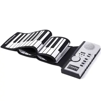 Foldable 61 Keys Flexible Soft Electric Digital Roll Up Keyboard Piano 
Foldable 61 Keys Flexible Soft Electric Digital Roll Up Keyboard Piano