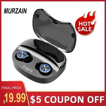 MURZAIN TWS Wireless Bluetooth Earphones Actival Noise Cancelling Earbuds Sport Stereo Waterproof Headset with Charging Case
MURZAIN TWS Wireless Bluetooth Earphones Actival Noise Cancelling Earbuds Sport Stereo Waterproof Headset with Charging Case