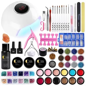 COSCELIA Acrylic Nail Kit With 54W Lamp UV Gel Manicure Set Tools For Manicure Set For Gel Varnish Tools For Manicure Nail Art
COSCELIA Acrylic Nail Kit With 54W Lamp UV Gel Manicure Set Tools For Manicure Set For Gel Varnish Tools For Manicure Nail Art