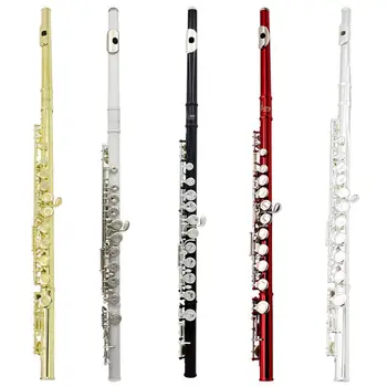 SLADE Western Concert Flute Cupronickel Plated Silver 16 Holes C Key Woodwind Instrument with Gloves Mini Screwdriver Padded Cas
SLADE Western Concert Flute Cupronickel Plated Silver 16 Holes C Key Woodwind Instrument with Gloves Mini Screwdriver Padded Cas