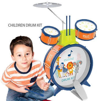Children Jazz Drum Knocking Musical Instruments Drum Set Toys with Cartoon Pattern - Orange 1804 L
Children Jazz Drum Knocking Musical Instruments Drum Set Toys with Cartoon Pattern - Orange 1804 L