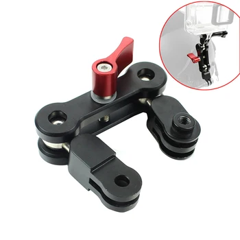 Magic Arm Mount Adapter Dual Head Pivot Activity Connector 360 Rotation for Camera Accessory
Magic Arm Mount Adapter Dual Head Pivot Activity Connector 360 Rotation for Camera Accessory