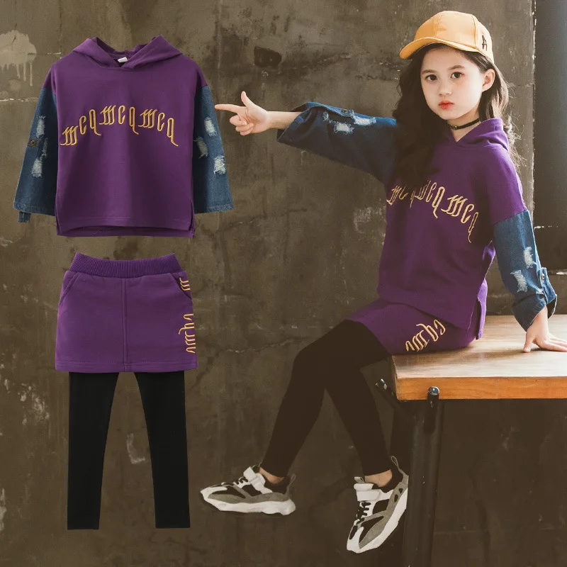 Girl'S Suit 2020 New Style Cowboy Lettered pin se qun Set Korean-style Fashion & Sports Big Boy Set
Girl'S Suit 2020 New Style Cowboy Lettered pin se qun Set Korean-style Fashion & Sports Big Boy Set