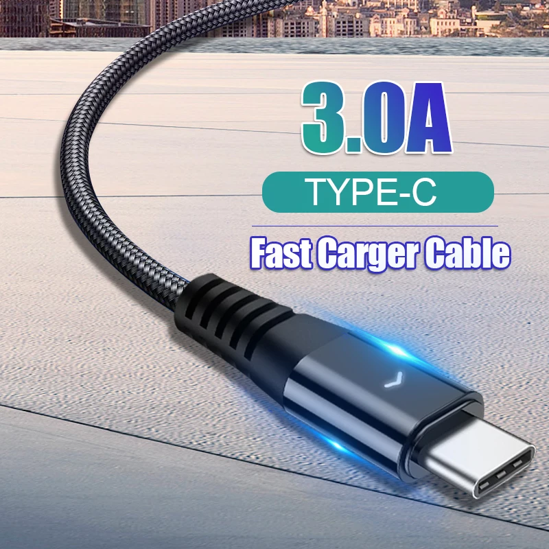 3.0A Fast Charging Wire Type C USB Cable For Samsung S10e Xiaomi Redmi Note 7 Pro Charger Data Cables Mobile Phone USBC Cable
3.0A Fast Charging Wire Type C USB Cable For Samsung S10e Xiaomi Redmi Note 7 Pro Charger Data Cables Mobile Phone USBC Cable