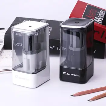 Electric Pencil Sharpener Auto Stop AC Adapter Operated Sharpener For Pencil Portable Sharpener For School Classroom/Office/Home 
Electric Pencil Sharpener Auto Stop AC Adapter Operated Sharpener For Pencil Portable Sharpener For School Classroom/Office/Home