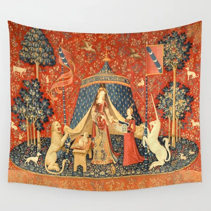Medieval Tapestry Wall Hanging Lady And The Unicorn Tapestry Multifunction Home Decor Tapestries Background Decor Wall Covering
Medieval Tapestry Wall Hanging Lady And The Unicorn Tapestry Multifunction Home Decor Tapestries Background Decor Wall Covering