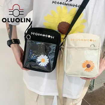 Canvas Small Bag Handbag 2020 Cartoon Cute Floral Print Cloth Transparent Splicing Leisure Shoulder Crossbody Bag Street Outdoor
Canvas Small Bag Handbag 2020 Cartoon Cute Floral Print Cloth Transparent Splicing Leisure Shoulder Crossbody Bag Street Outdoor