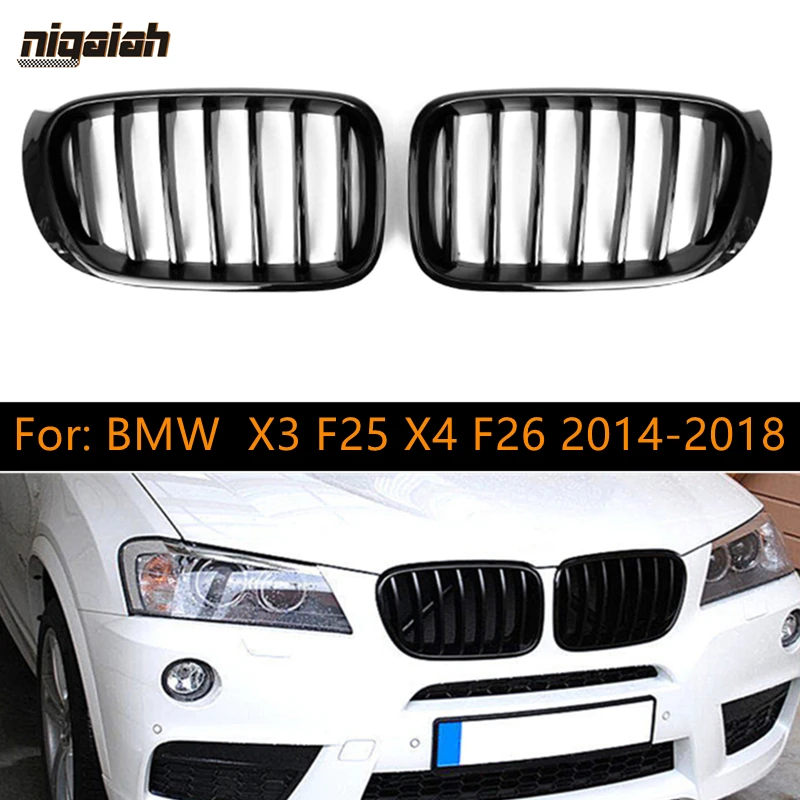 Car Front Sport Kidney Grill Grille Matte Glossy For BMW X3 F25 X4 F26 14-18 Single Line Slat Replacement Racing Bumper Grills
Car Front Sport Kidney Grill Grille Matte Glossy For BMW X3 F25 X4 F26 14-18 Single Line Slat Replacement Racing Bumper Grills