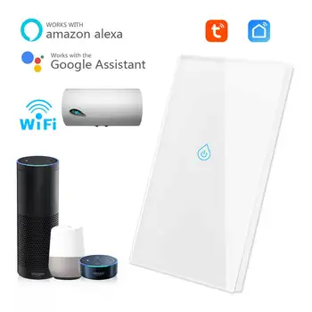 Wireless Wifi Smart Switch Boiler Water Heater Switches Voice Remote Control Touch Panel Timer Work Home Electrical Appliances
Wireless Wifi Smart Switch Boiler Water Heater Switches Voice Remote Control Touch Panel Timer Work Home Electrical Appliances