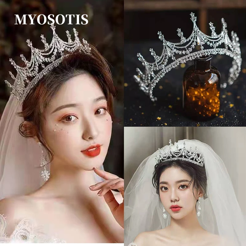 Bride Crown Princess Rhinestone Bridesmaid Tiaras Headband Wedding Headdress Hair Jewelry Accessories
Bride Crown Princess Rhinestone Bridesmaid Tiaras Headband Wedding Headdress Hair Jewelry Accessories