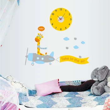 3D Sticker Silent Wall Clock Modern Design Cartoon Big Pointer Classic DIY Clocks Wood Wall Watch For Bedroom Home Decoration
3D Sticker Silent Wall Clock Modern Design Cartoon Big Pointer Classic DIY Clocks Wood Wall Watch For Bedroom Home Decoration