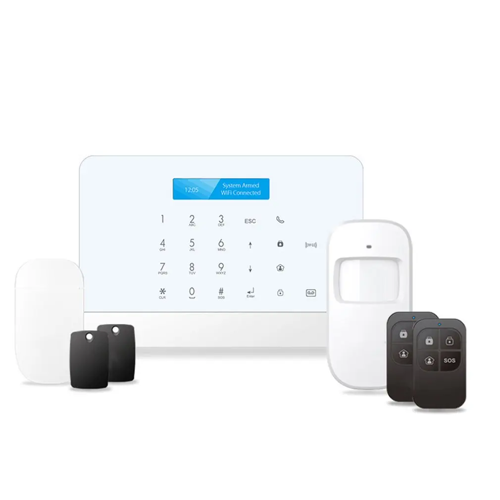 TY-S6 Professional Tuya alarm security system Smart home WIFI GSM Home Security Alarm System IP Camera Alexa Google Home
TY-S6 Professional Tuya alarm security system Smart home WIFI GSM Home Security Alarm System IP Camera Alexa Google Home
