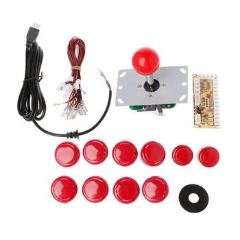DIY Handle 8 Way Joystick 5 Pin 24/30mm Push Button USB Encoder Kit PC Arcade Games G6DD
DIY Handle 8 Way Joystick 5 Pin 24/30mm Push Button USB Encoder Kit PC Arcade Games G6DD