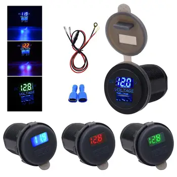 Waterproof 12-24V LED Voltmeter Car Motorcycle Boat USB Phone Charger with Cable Automobile Electronic Parts
Waterproof 12-24V LED Voltmeter Car Motorcycle Boat USB Phone Charger with Cable Automobile Electronic Parts