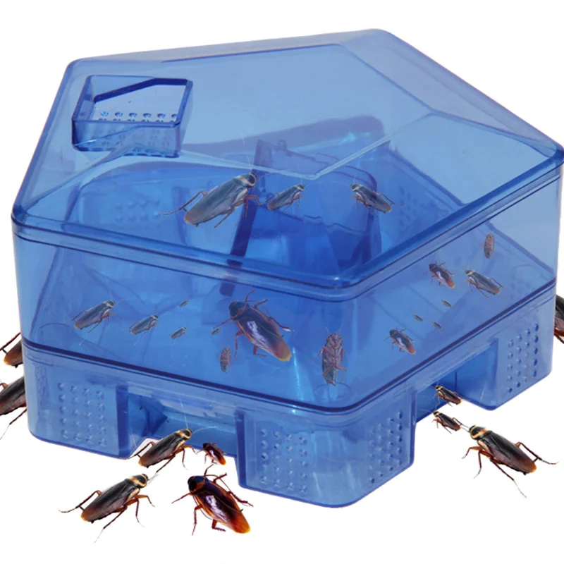 

Household Cockroach Traps Box Reusable Cockroach Bug Roach Catcher Cockroach Killer Bait Traps Pesticide For Kitchen New