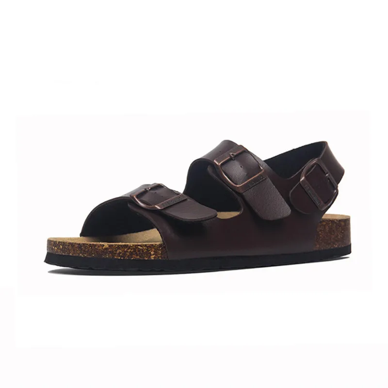 2020 New Summer Beach Cork Sandals Men Casual Outside Non-slip Black White Brown Double Buckle Sandalias Shoe Plus Size 35-43 44
2020 New Summer Beach Cork Sandals Men Casual Outside Non-slip Black White Brown Double Buckle Sandalias Shoe Plus Size 35-43 44