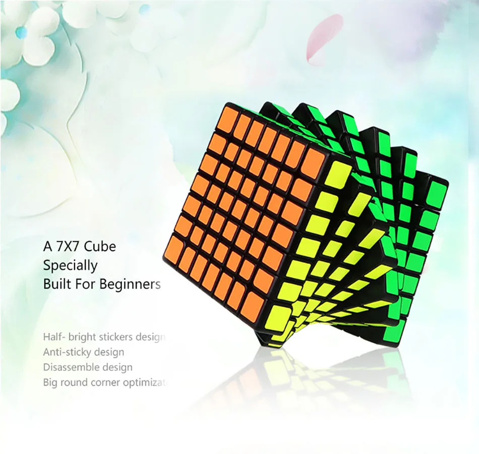 7x7x7 Magic Cube Professional High level 7 Layer Puzzle Speed Cubes Educational Toys For Children Kids Xmas Gift 
7x7x7 Magic Cube Professional High level 7 Layer Puzzle Speed Cubes Educational Toys For Children Kids Xmas Gift