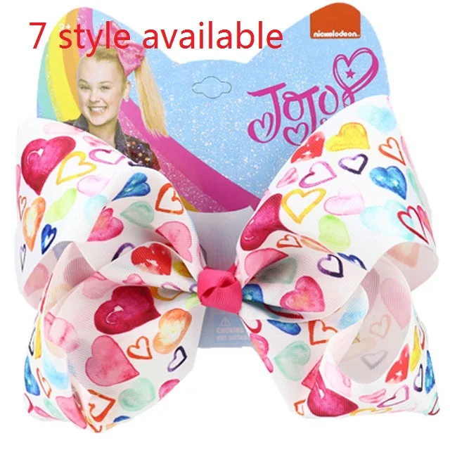 HOT SALE 7" New valentine's Day Hair Bows for Girls Print Ribbon BOWknot Handmade Hair Clip Hair Accessories drop shipping
HOT SALE 7" New valentine's Day Hair Bows for Girls Print Ribbon BOWknot Handmade Hair Clip Hair Accessories drop shipping