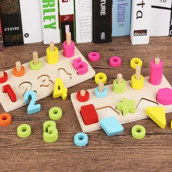 Baby Toys Shape/Digital Logarithmic Plate Wooden Toys Paired Cognitive Arithmetic Montessori Blocks Child Learning Education Toy
Baby Toys Shape/Digital Logarithmic Plate Wooden Toys Paired Cognitive Arithmetic Montessori Blocks Child Learning Education Toy