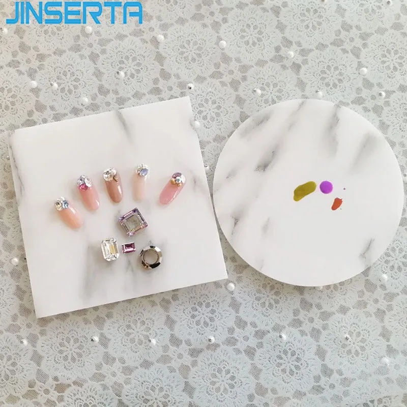JINSERTA Marble Pattern Storage Tray Jewelry Display Plate Acrylic Earrings Cosmetic Organizer Manicure Palette Photo Props
JINSERTA Marble Pattern Storage Tray Jewelry Display Plate Acrylic Earrings Cosmetic Organizer Manicure Palette Photo Props