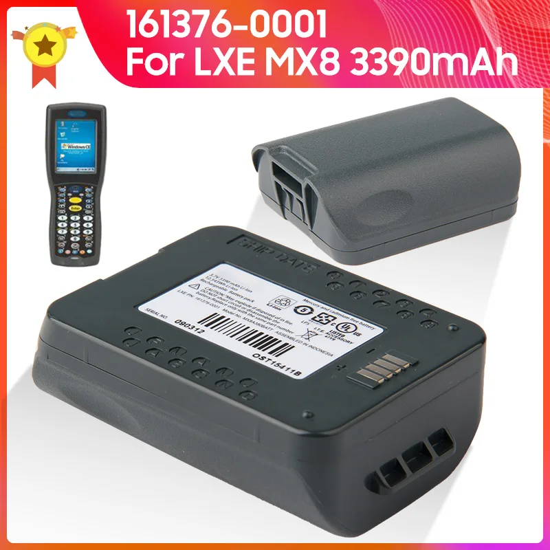 

100% Original Replacement Battery Big capacity For Honeywell LXE MX8 3390mAh yelping 161376-0001 bateria do laptop in stock