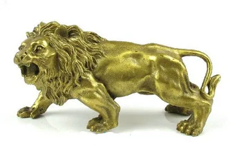 Chinese brass Nice Statue figurine LION 5.5'long Garden brass copper Decoration real Brass
Chinese brass Nice Statue figurine LION 5.5'long Garden brass copper Decoration real Brass