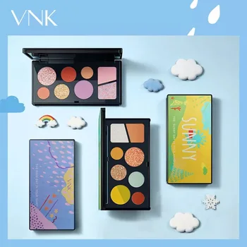 VNK Weather Series Eyeshadow Palettes Blush Highlighter Matte Shimmer Glitter Palette Pigment Natural Long-lasting Waterproof
VNK Weather Series Eyeshadow Palettes Blush Highlighter Matte Shimmer Glitter Palette Pigment Natural Long-lasting Waterproof