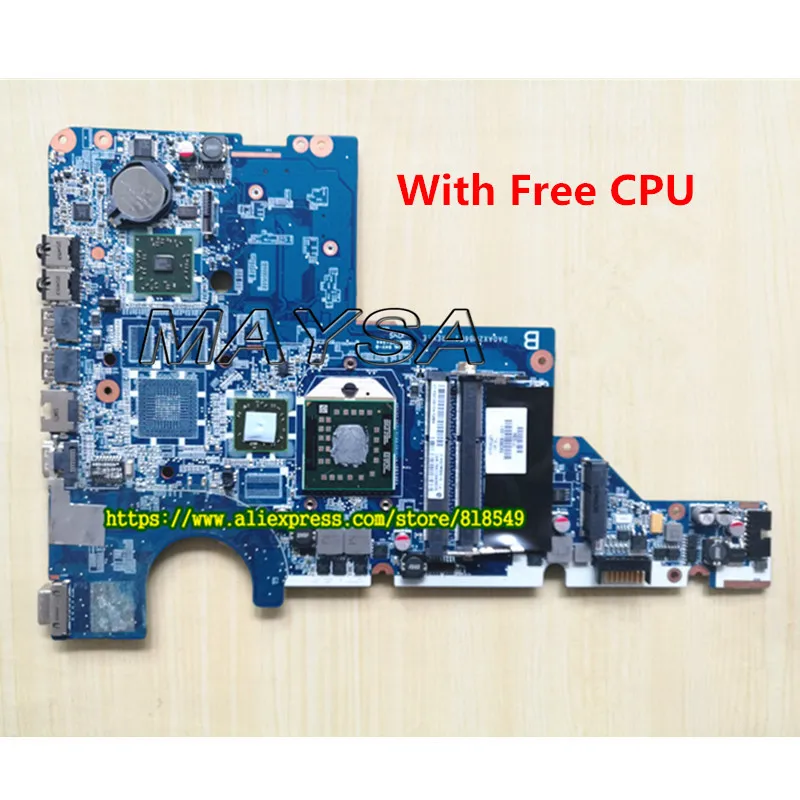 Материнская плата DA0AX2MB6E1 REV: E с процессором подходит для ноутбуков HP/ Compaq CQ62 G62 CQ42