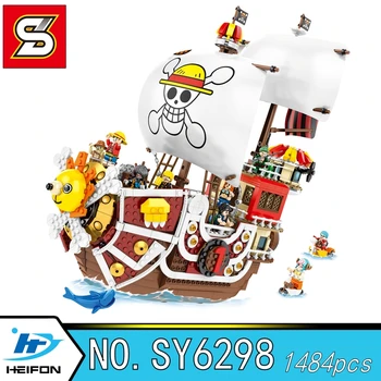 THOUSAND SUNNY ONE PIECE A pirate boat Monkey D. Luffy Tony Tony Chopper Building Blocks Bricks Model toys SY 6298
THOUSAND SUNNY ONE PIECE A pirate boat Monkey D. Luffy Tony Tony Chopper Building Blocks Bricks Model toys SY 6298
