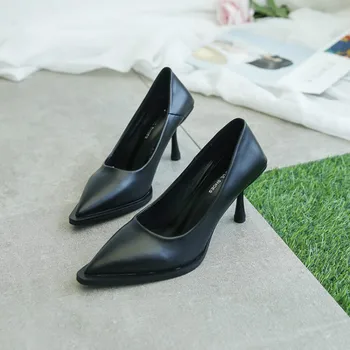 Woman New Simple Pointed Toe Thin High Heel Shoes Fashion Office Career Women's Pumps Ladies Sexy Shallow High Heel Shoes
Woman New Simple Pointed Toe Thin High Heel Shoes Fashion Office Career Women's Pumps Ladies Sexy Shallow High Heel Shoes