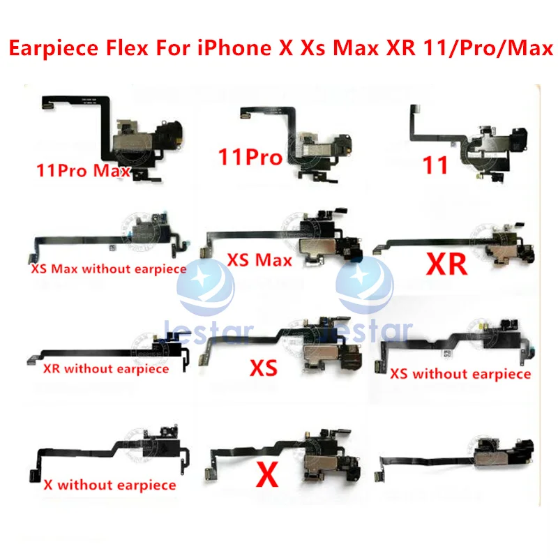 Динамик с датчиком приближения Оригинальный шлейф в сборе для iPhone X Xs Max XR 11 11pro/Max |