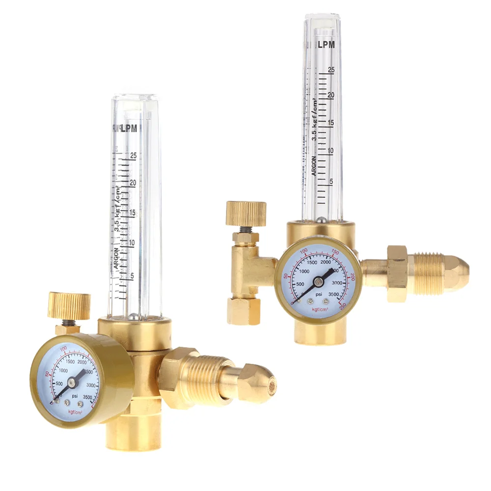 NEW Brass Argon Flow Meter Regulator Gauge Gas Welder Replacement Fits CGA 580 or CGA 320 Argon Tank for MIG and TIG Welding
NEW Brass Argon Flow Meter Regulator Gauge Gas Welder Replacement Fits CGA 580 or CGA 320 Argon Tank for MIG and TIG Welding