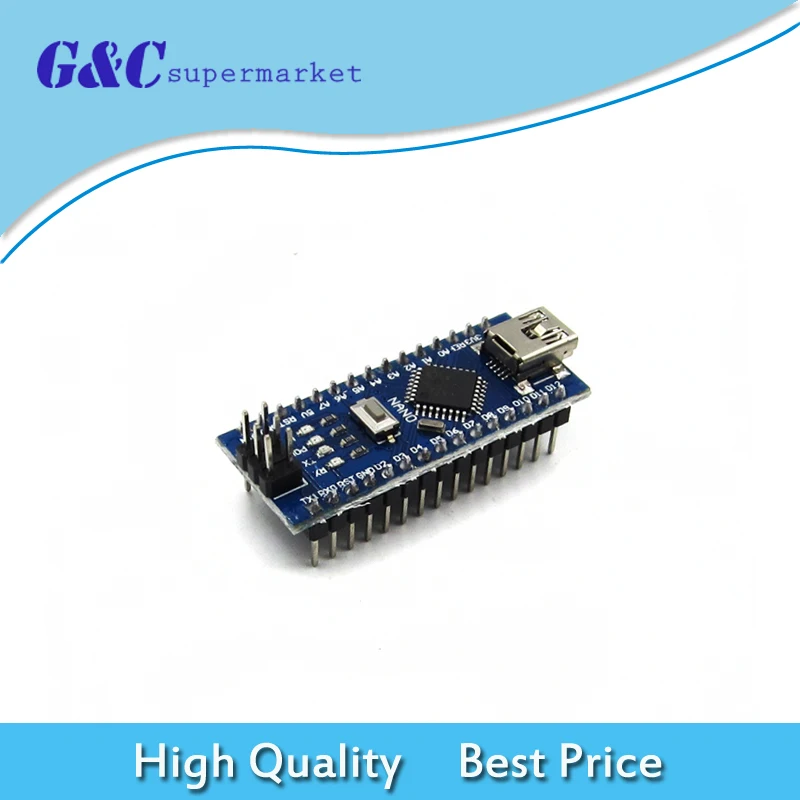 Mini USB Nano V3.0 ATmega328P CH340G 5V 16M microcontroller board for Arduino NANO 328P diy electronic accessories
Mini USB Nano V3.0 ATmega328P CH340G 5V 16M microcontroller board for Arduino NANO 328P diy electronic accessories