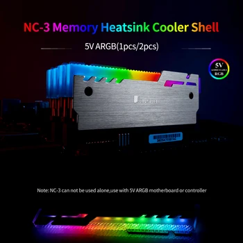 5V ARGB Light JONSBO NC-3 Desktop Memory Heatsink Cooler Shell Magnalium Heat Sink Cooling Vest for DDR2 DDR3 DDR4 Desktop 
5V ARGB Light JONSBO NC-3 Desktop Memory Heatsink Cooler Shell Magnalium Heat Sink Cooling Vest for DDR2 DDR3 DDR4 Desktop