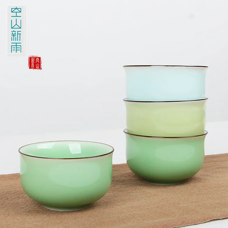 Empty Mountain Xinyu Genuine Product Longquan Celadon Kung Fu Tea Set Teacup Ceramic Small Tea Bowl Tea Cup Wholesale
Empty Mountain Xinyu Genuine Product Longquan Celadon Kung Fu Tea Set Teacup Ceramic Small Tea Bowl Tea Cup Wholesale