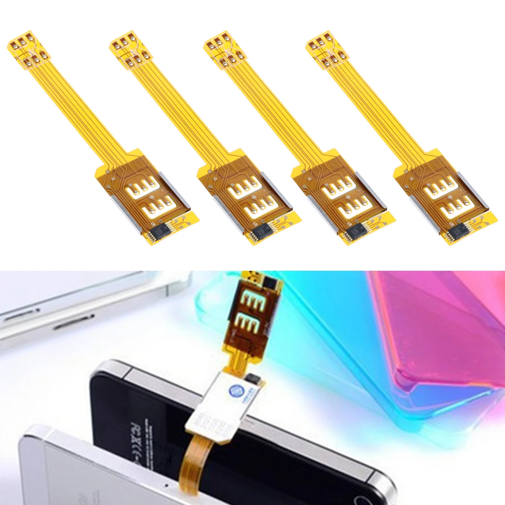 4X External SIM Card Extension Converter connects your current phone Micro SIM with another normal size SIM card
4X External SIM Card Extension Converter connects your current phone Micro SIM with another normal size SIM card