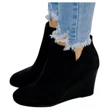 Fashion Women Martin Boots Platform Shoes 2022 New Fashion Modern Boots Woman Wedges Shoes Ladies Casual Loafers Female Flock
Fashion Women Martin Boots Platform Shoes 2022 New Fashion Modern Boots Woman Wedges Shoes Ladies Casual Loafers Female Flock