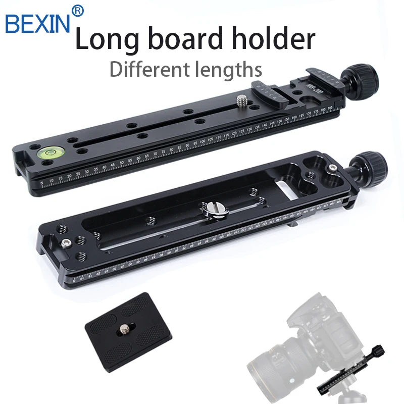 Camera Long Slide Rail Quick Release Plate Clamp Tripod Mounting Clamp Camera Bracket For Arca Swiss Ball Head Digital Camera
Camera Long Slide Rail Quick Release Plate Clamp Tripod Mounting Clamp Camera Bracket For Arca Swiss Ball Head Digital Camera
